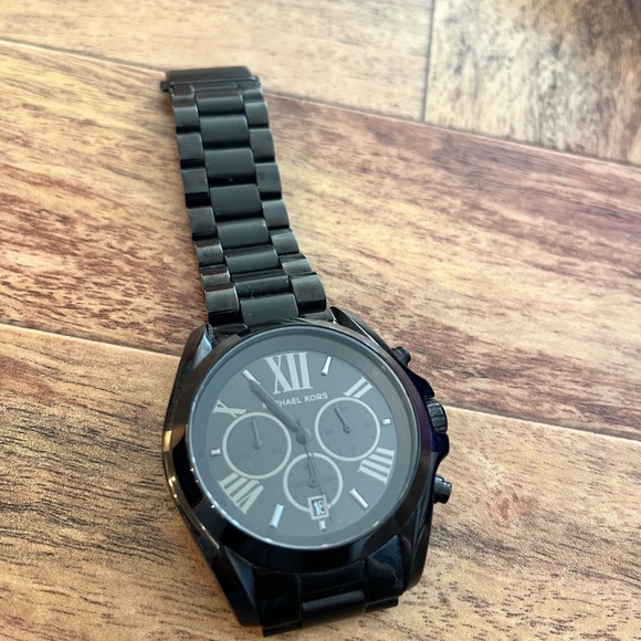 Michael Kors Oversized Slim Runway Black-Tone Watch (Men’s) - Picture 2 of 5